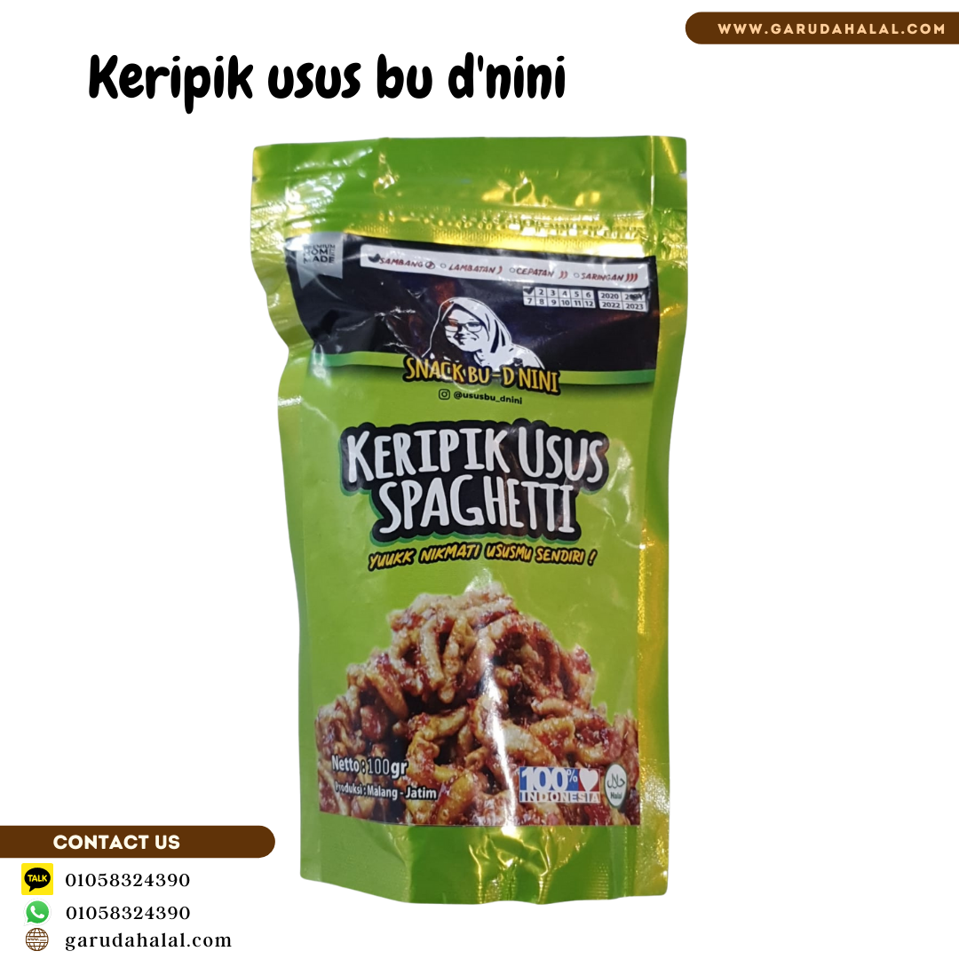 Keripik Usus Spaghetti Bu D'Nini