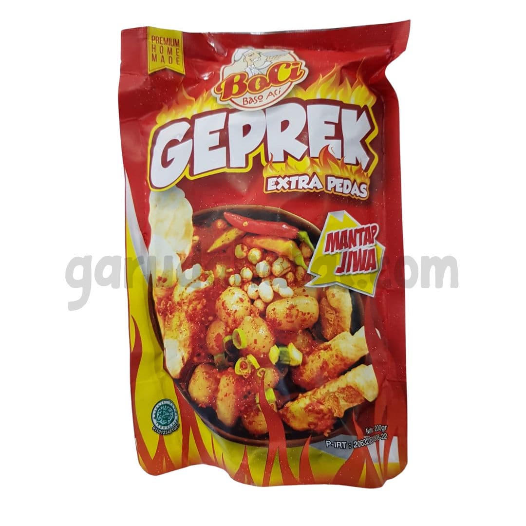 Boci Baso Aci Geprek Extra Pedas